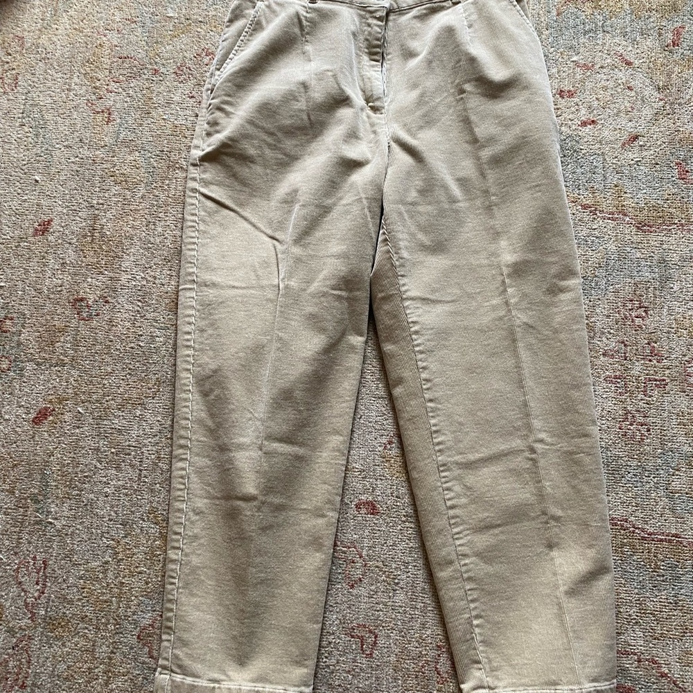 L.L. Bean women’s corduroy trousers. Mom fit. Lot of 2. 12 petite.